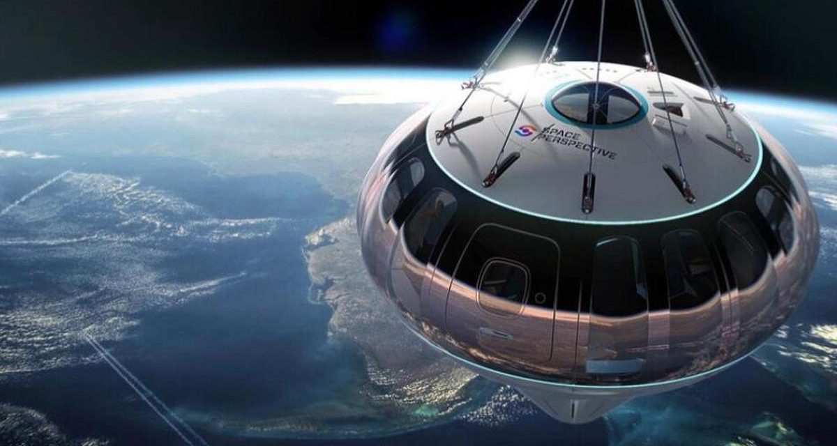 Balon Udara Raksasa Bawa Wisatawan Sipil Menuju Stratosfer