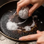 Solusi Bersihkan Wajan Hitam Dengan Baking Soda Dan Cuka
