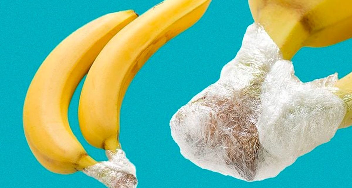 Trik Simpan Pisang Awet Bebas Lembek Pakai Plastic Wrap