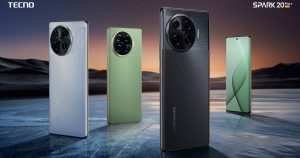 Tecno Spark 20 Pro+ Rilis Layar Curved 3D 120Hz Dan Helio G99