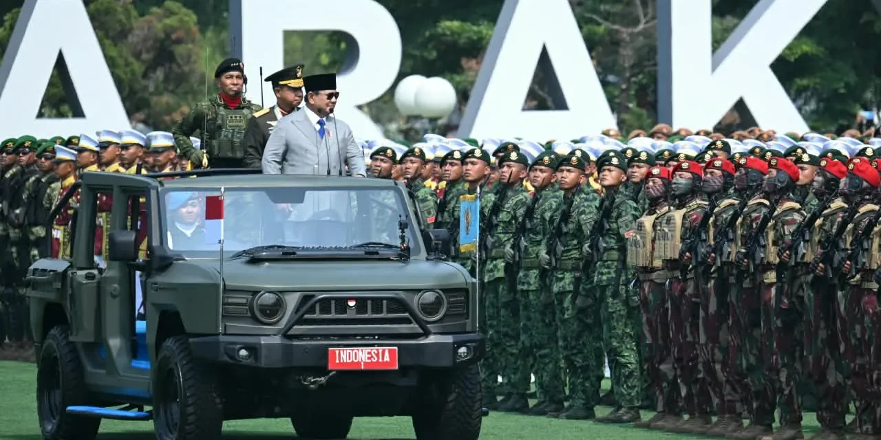 HUT Ke-81 TNI Di Cilangkap: Presiden Resmikan Satuan Kerja