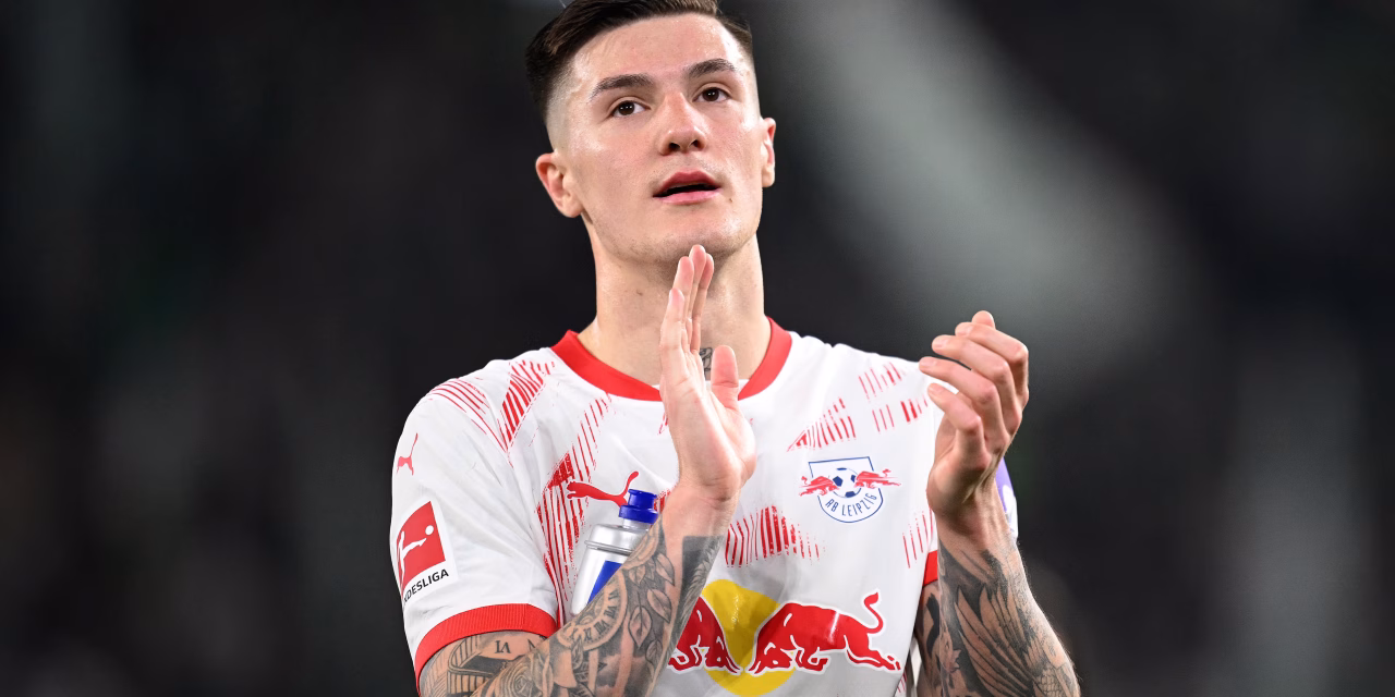 Striker Benjamin Šeško Cetak Gol Kemenangan RB Leipzig